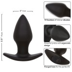 CALEXOTICS - ROCK BOTTOM PLUG ANAL PERFEITO 10 VIBRAÃÃES SILICONE PRETO